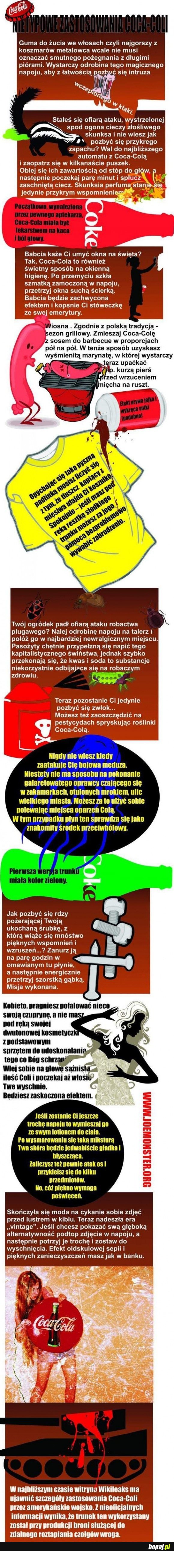 Nietypowe zastosowanie coca-coli