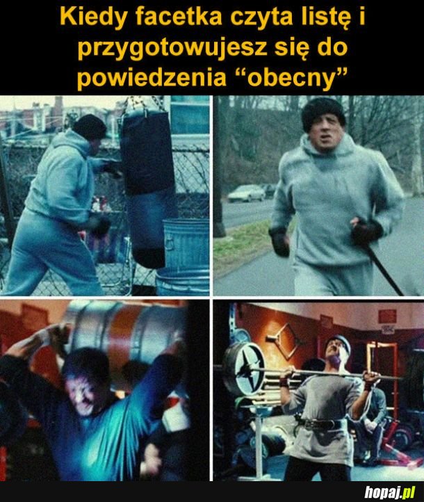 Trzeba się przygotować