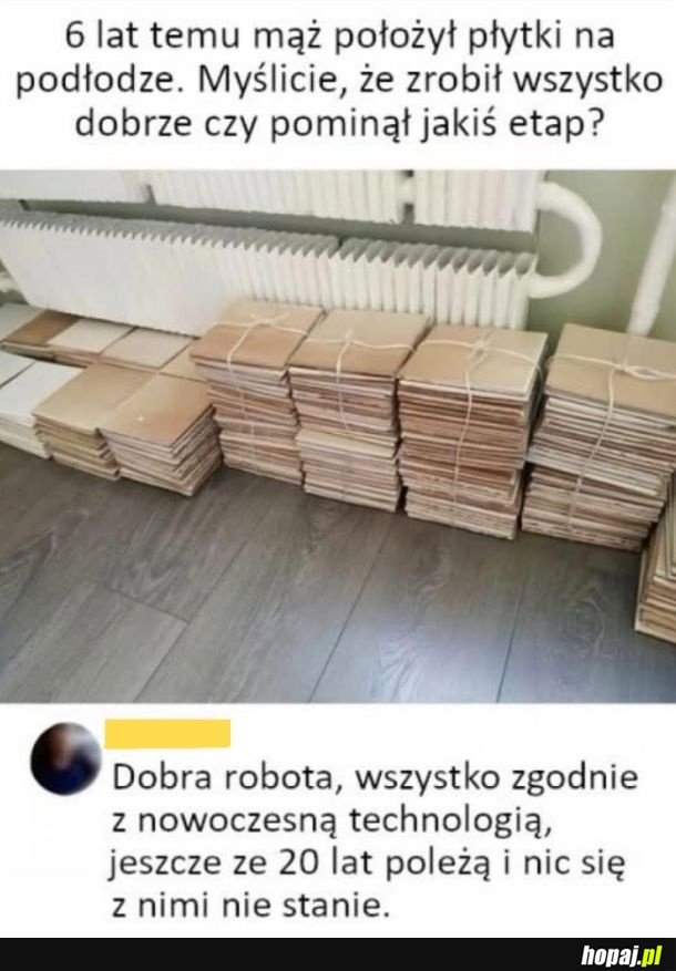 Położył