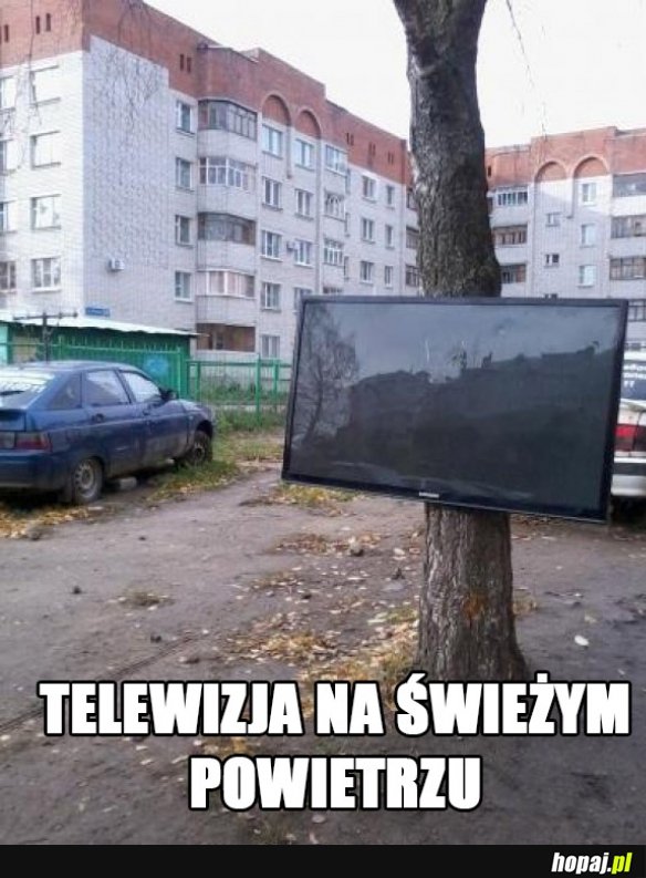 TV na świeżym powietrzu
