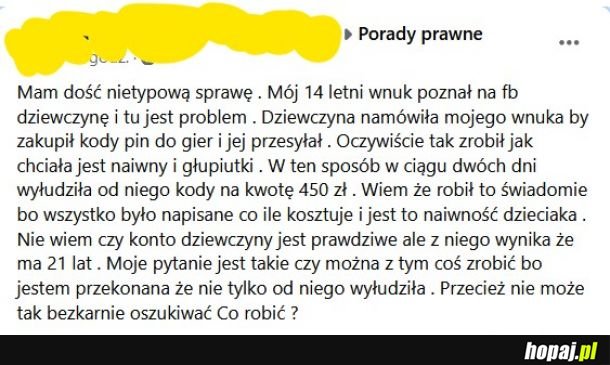 Lekcja życia dla młodego