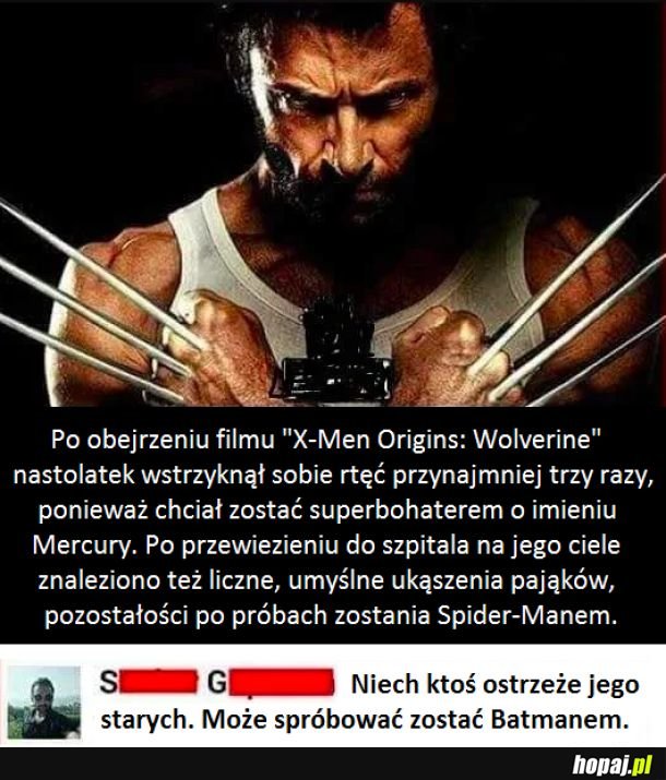 Superbohater, na jakiego zasługuje p0lska.