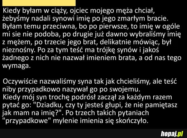 Chciał postawić na swoim ale nie wyszło