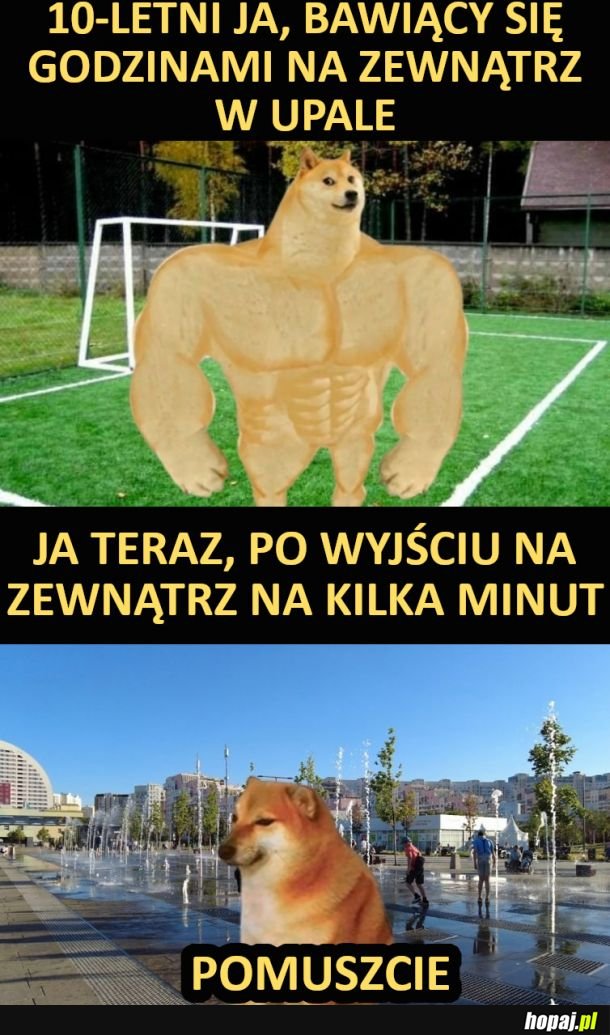 Kiedy na dworze jest gorąc