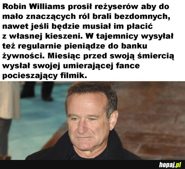 Świetny aktor i człowiek