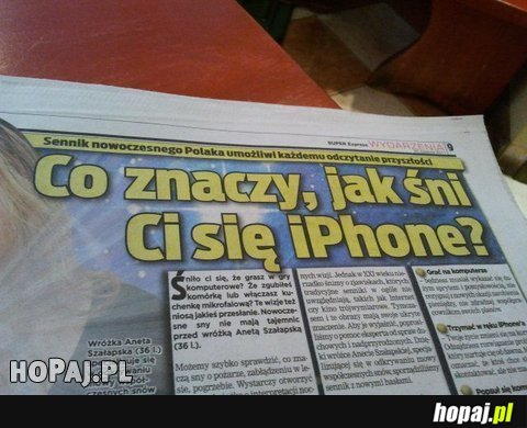 Co znaczy, jak śni Ci się iPhone? 