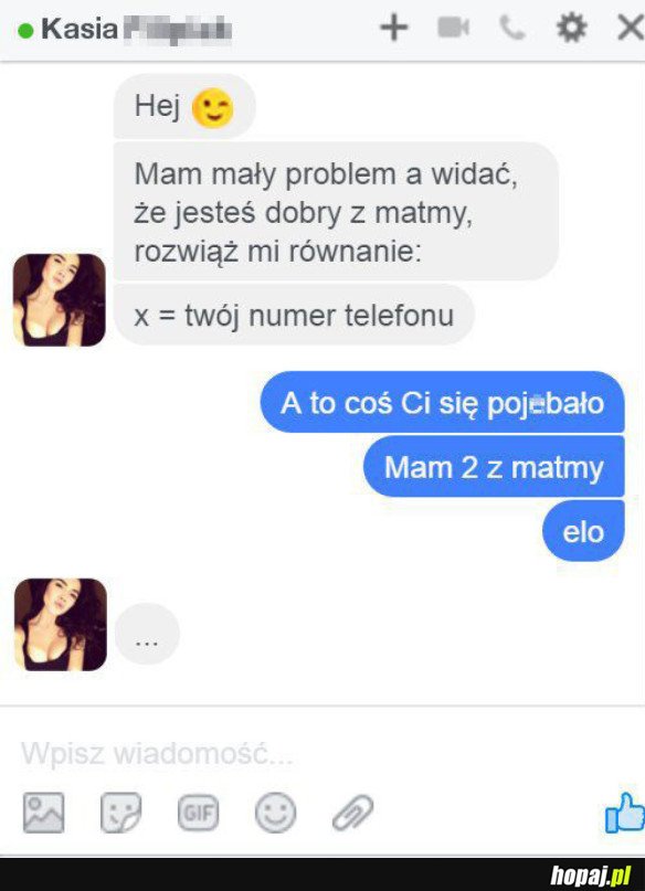 MAŁY PROBLEM Z MATMY