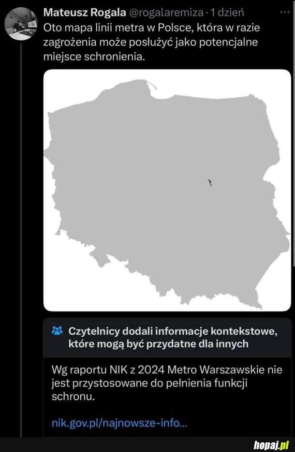 Nawet tego nie mamy