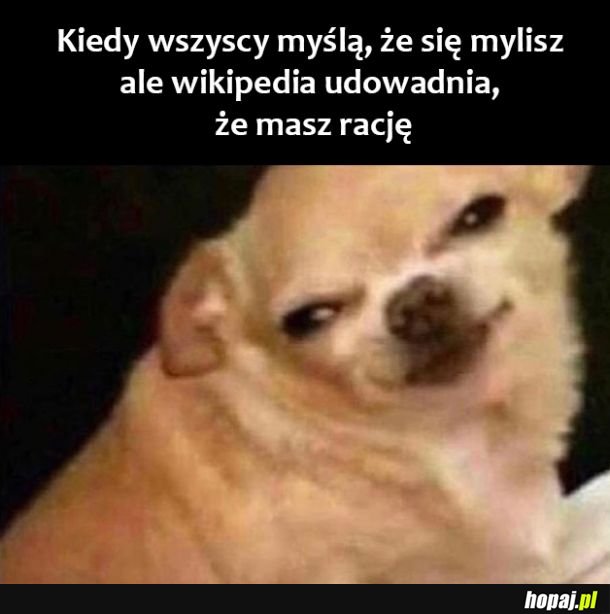 Ha, wiedziałem 
