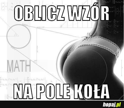 Wzór na pole koła