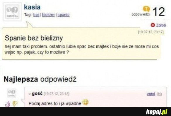 Spanie bez bielizny