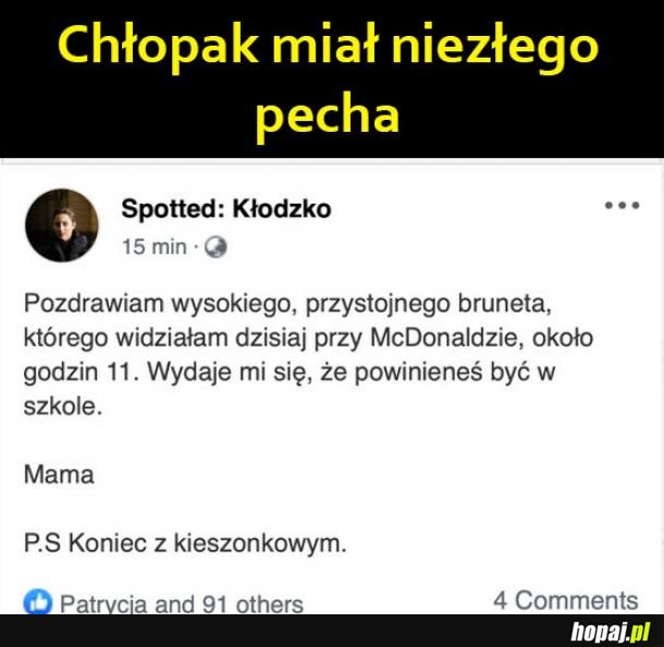 To przypał