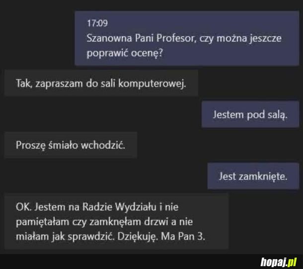 Czy można jeszcze poprawić ocenę
