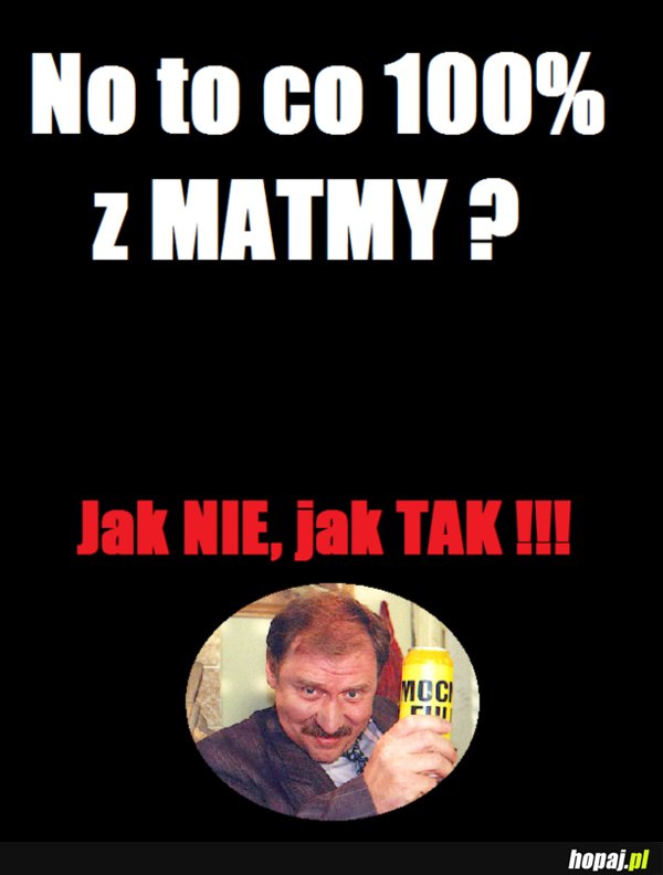 No to co 100%?