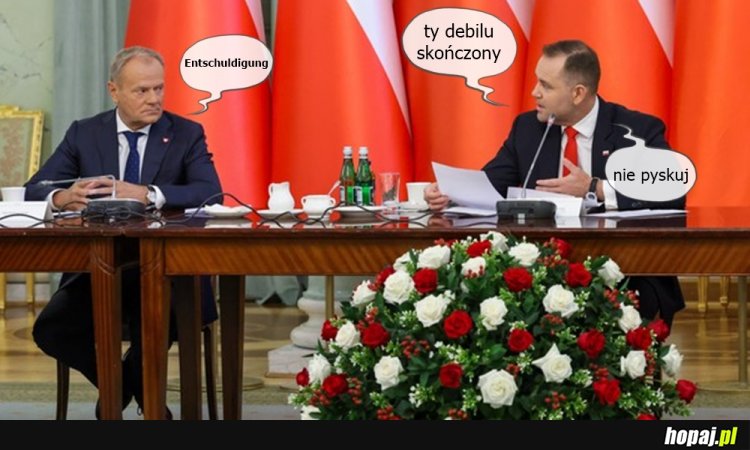Buda dziadu tuskowski!