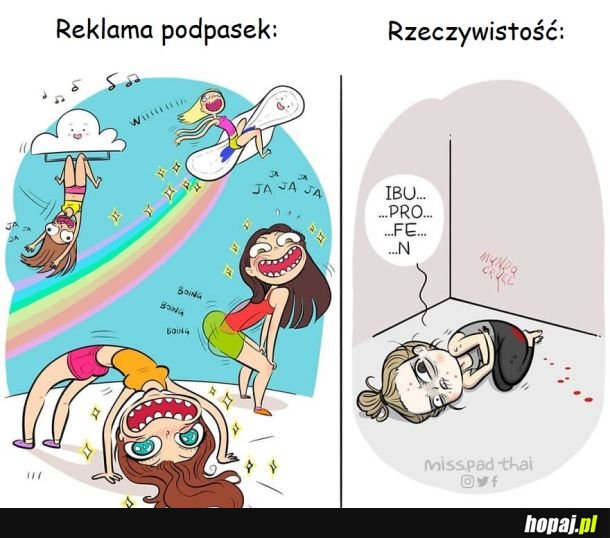 Przekonałabym mnie reklama w tym stylu po prawej