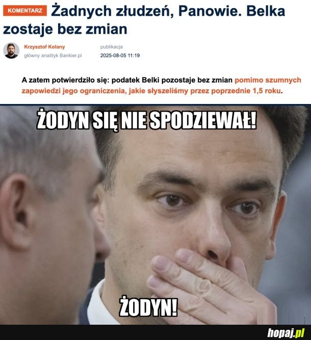 Żodyn się nie spodziewał!