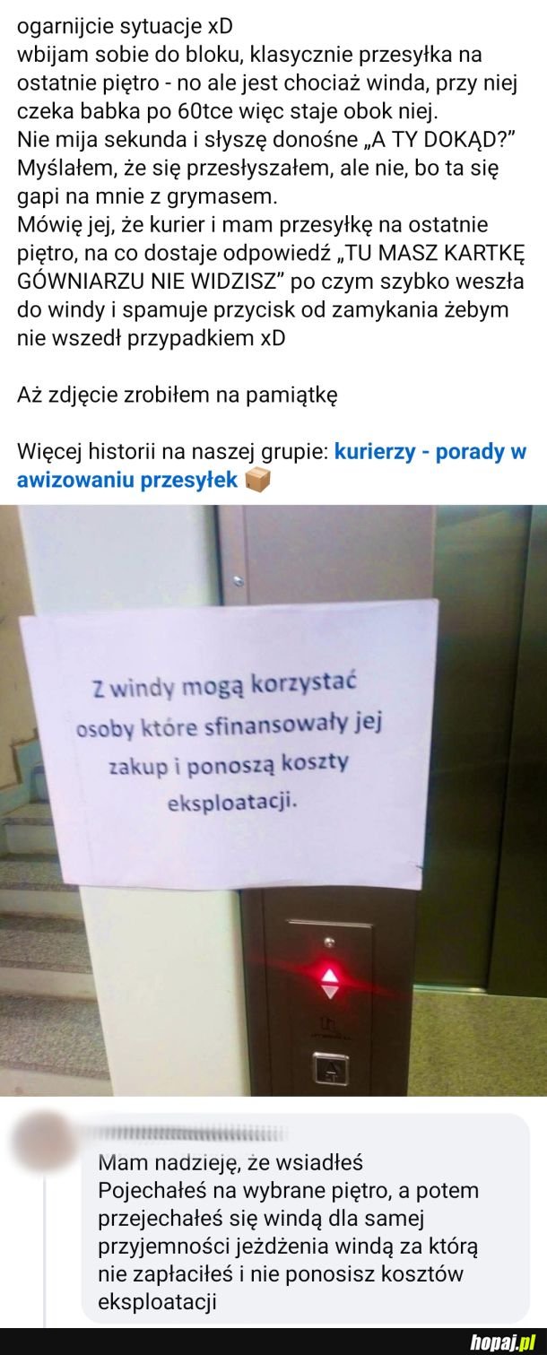 Odklejona sąsiadka