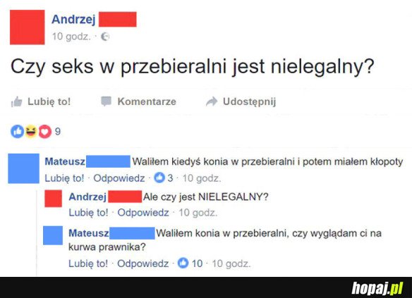 CZY SEKS W PRZEBIERALNI JEST NIELEGALNY?