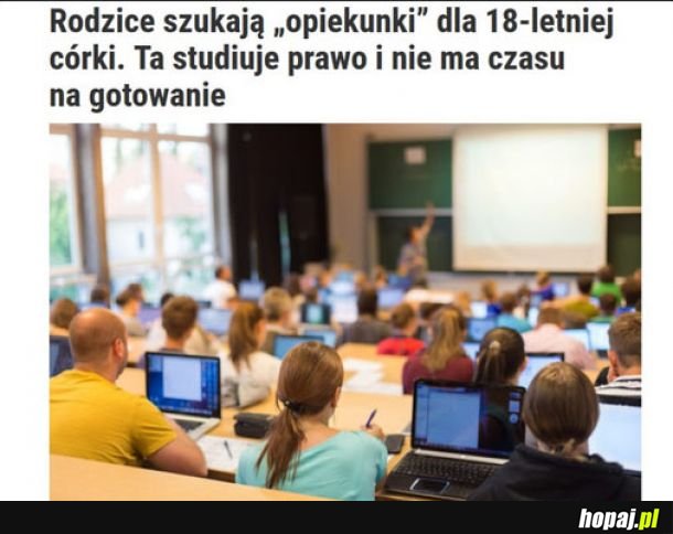 Łatwiej znaleźć opiekuna