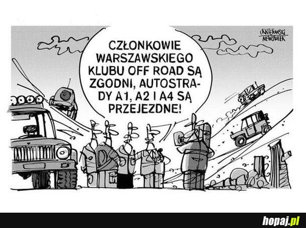 Autostrady są już przejezdne