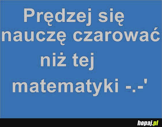 Prędzej się nauczę czarować