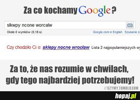 Za co kochamy Google?