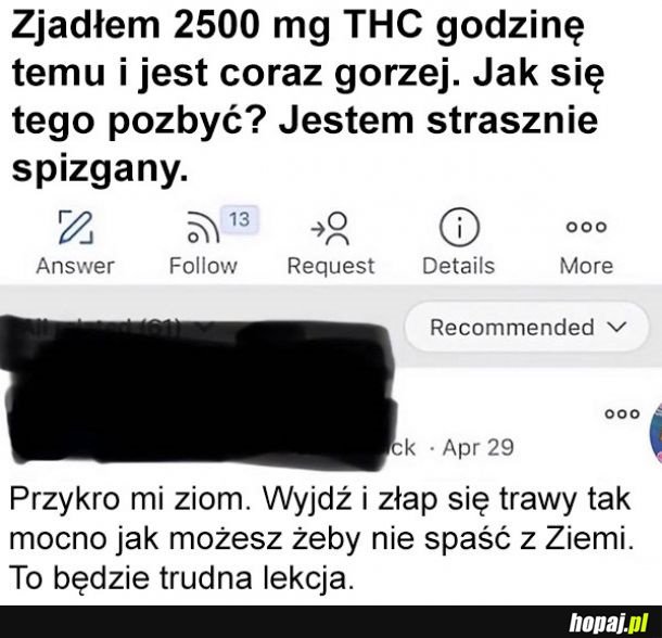 To będzie trudna lekcja