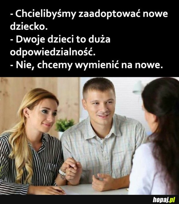 TYMCZASEM W AGENCJI ADOPCYJNEJ