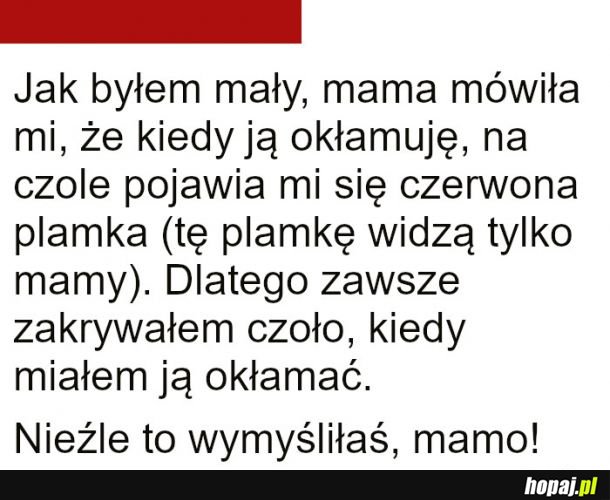 Świetny sposób na małego kłamczuszka