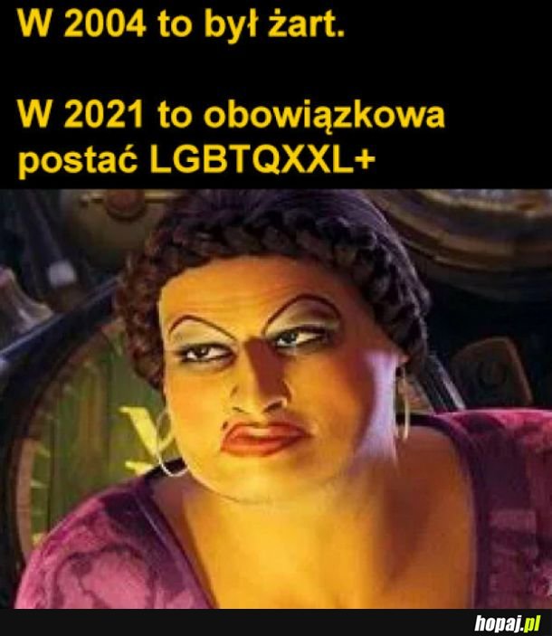 Shrek wyprzedził czasy