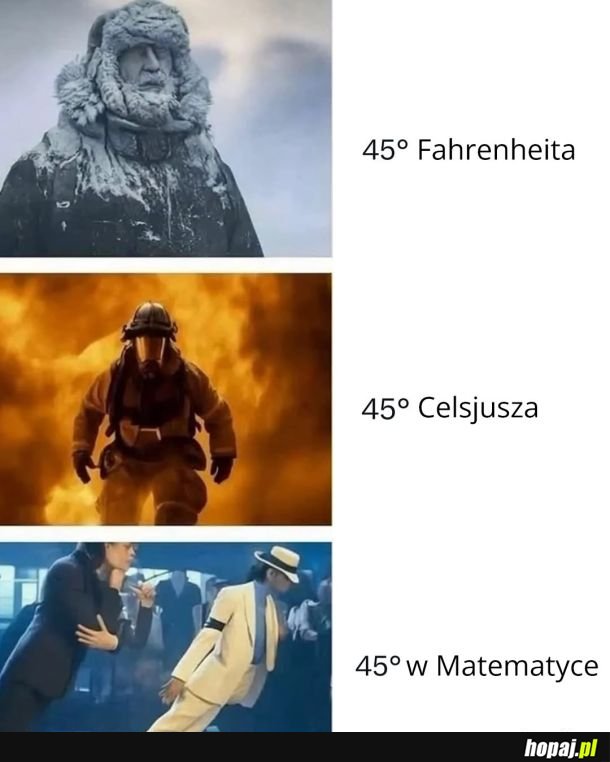 45 stopni