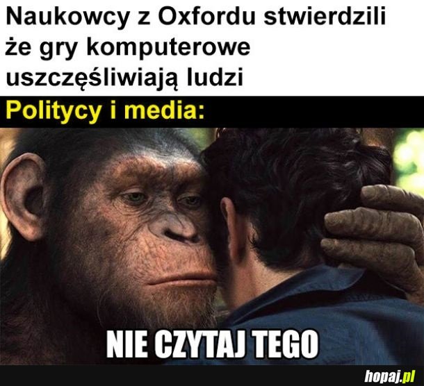 Wpływ gier komputerowych na ludzi