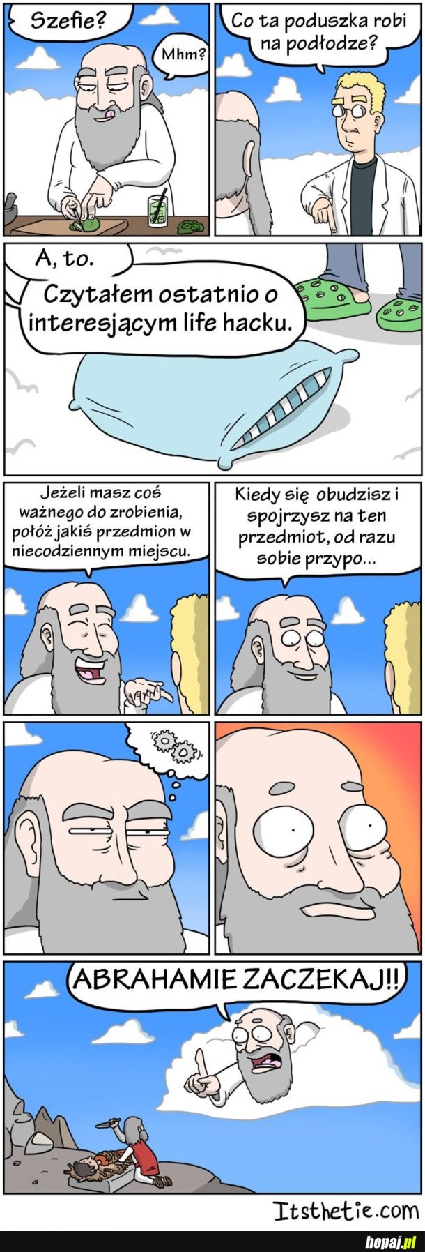 CO TA PODUSZKA ROBI NA PODŁODZE