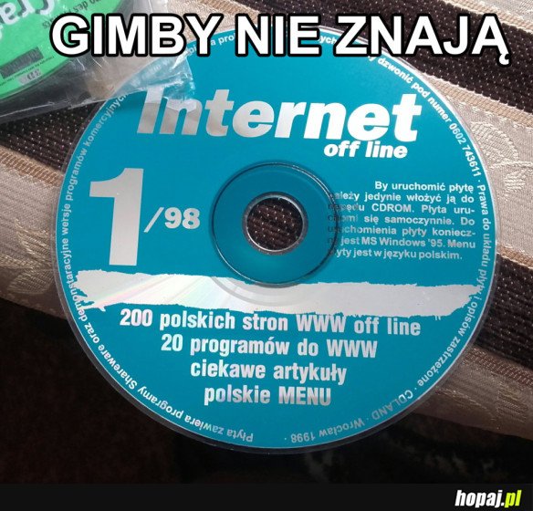 Internet na płycie