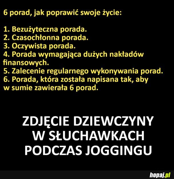 6 porad jak poprawić swoje życie