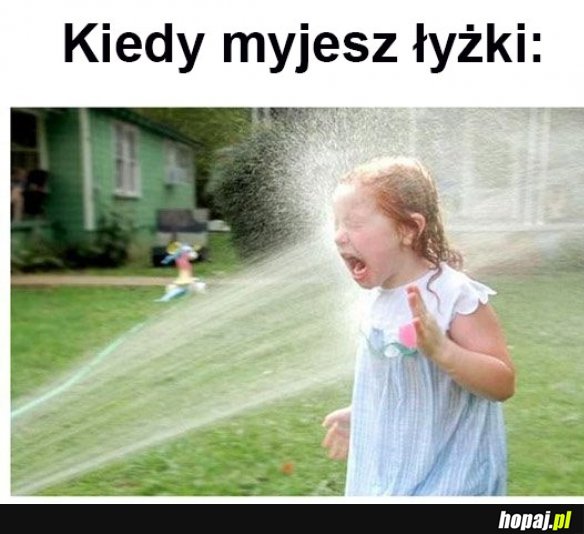 Mycie łyżek takie jest