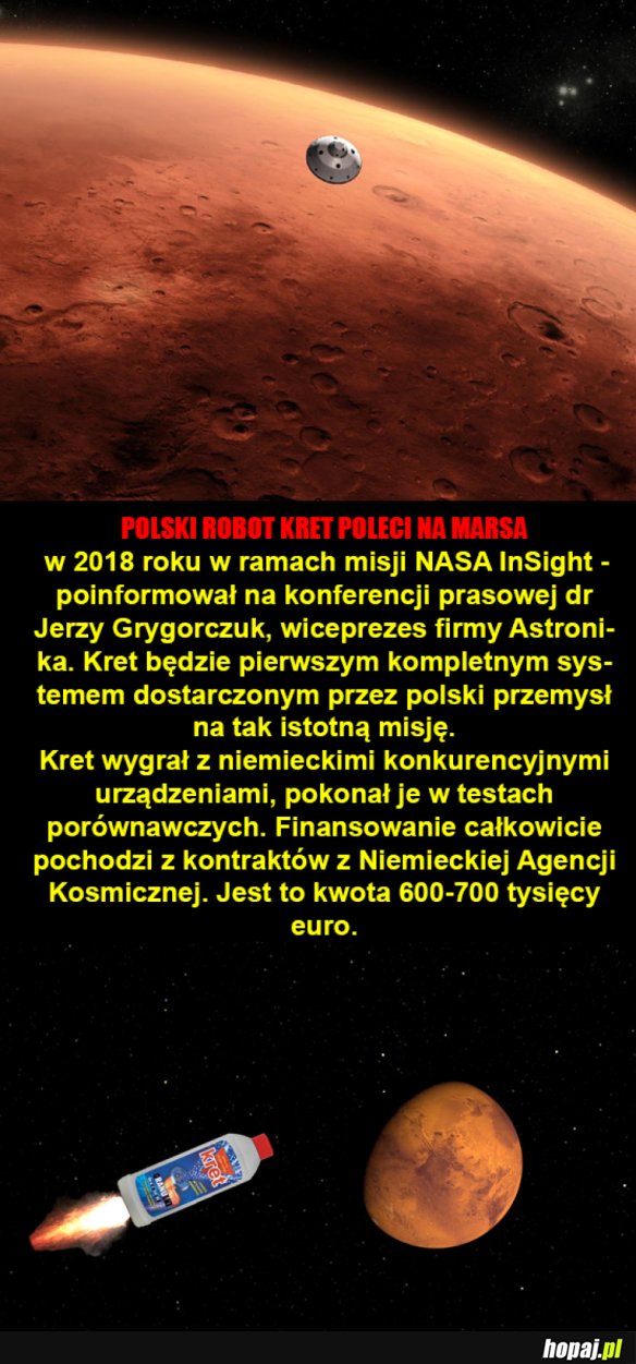 POLSKA TECHNOLOGIA NA MARSIE!