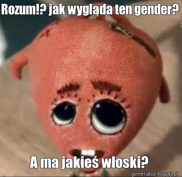 Rozum!? jak wygląda ten gender?