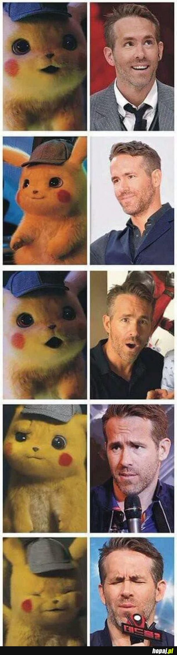 Pikachu to Ryan Reynolds