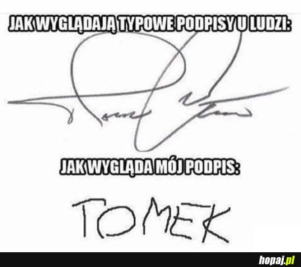 Mój podpis xD