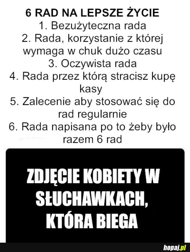 Uśmiech i przyj przed siebie