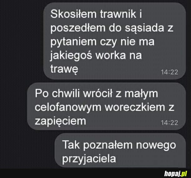 Zawiązała się struna przyjaźni