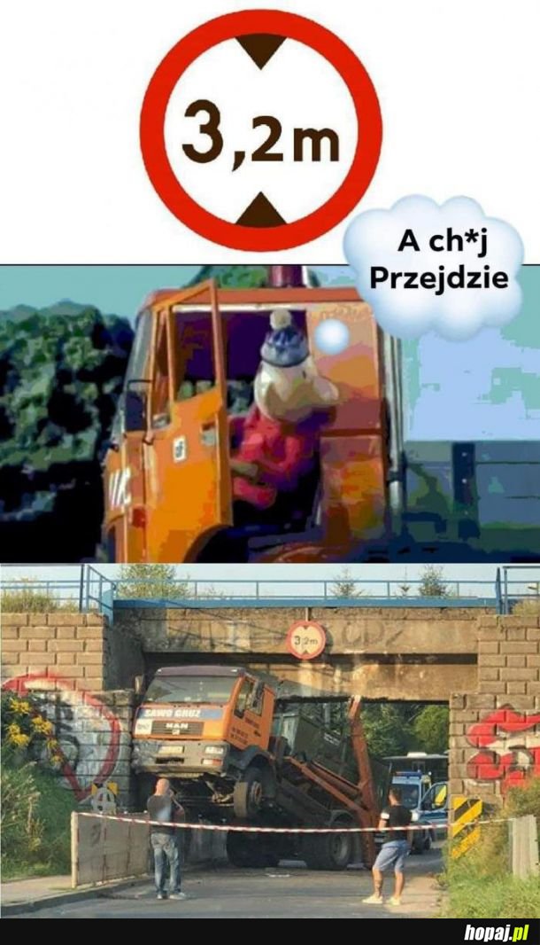 Nie przejechał 