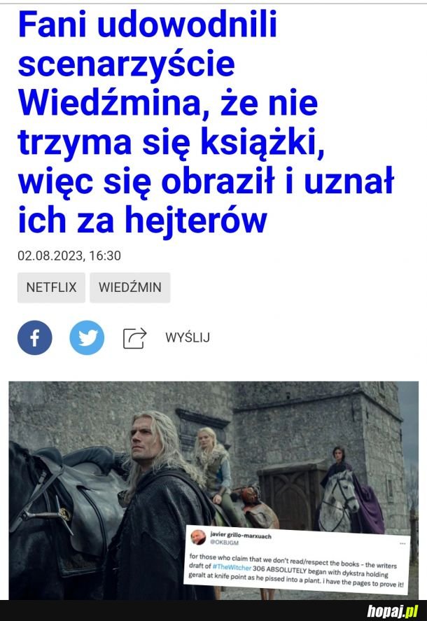 Co za błazny z twórców Wiedźmina od Netflixa