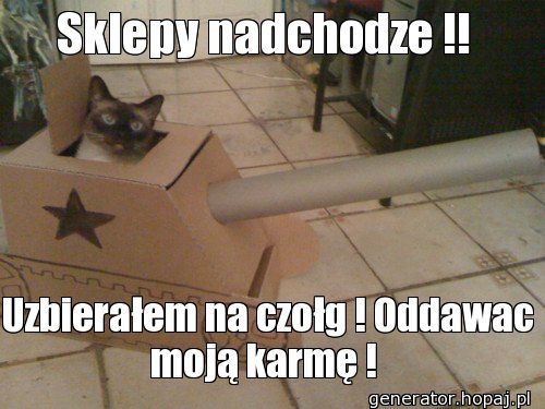 Sklepy nadchodze !! 