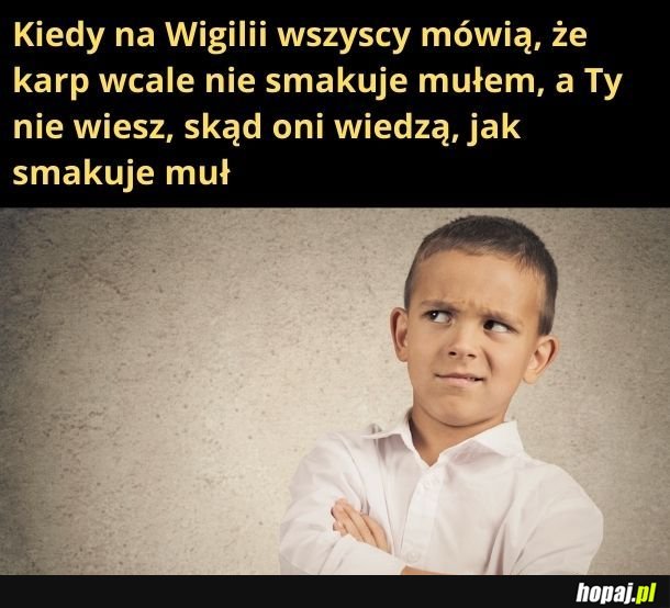 Muł to taki konio-osioł. Nie wiem, jak smakuje