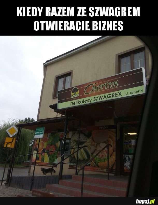 Biznes ze szwagrem