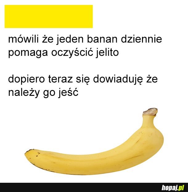 Jeden banan dziennie