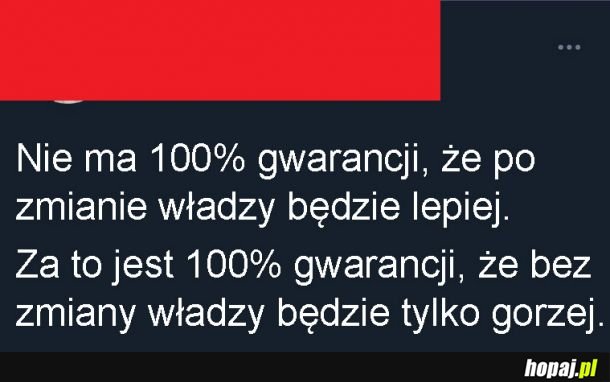 100% gwarancji